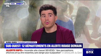 Canicule: "L'intérêt de boire, c'est de permettre à notre corps de suer", conseille Aurel Guedj, consultant santé