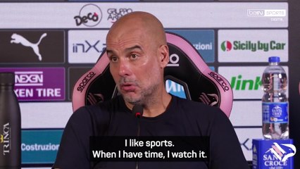 Guardiola expresses admiration for Michael Jordan and the NBA