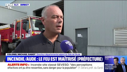 Incendie dans l'Aude maitrisé: "Il faut traiter tous les points chauds", explique le directeur départemental adjoint du SDIS de l'Aube