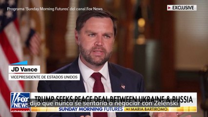 JD Vance: "Trump está trabajando en reunir a Putin y Zelenski"