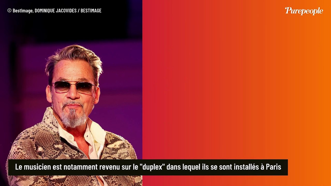 Florent Pagny et Vanessa Paradis ont vécu dans un appartement situé en plein Paris, détails sur le "duplex" de l'ancien couple