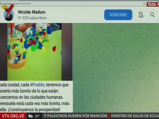 Presidente Maduro: Venezuela está cada día más bonita y bella ¡Construyamos la prosperidad!