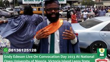 Endy Edeson Graduated From National Open University Victoria Island Lagos In 2023 (BSc, Political Science)
