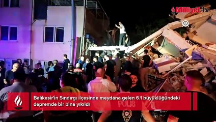 Balıkesir'de 6.1 büyüklüğünde deprem! İstanbul, Bursa ve çevre illerde hissedildi...İşte son durum