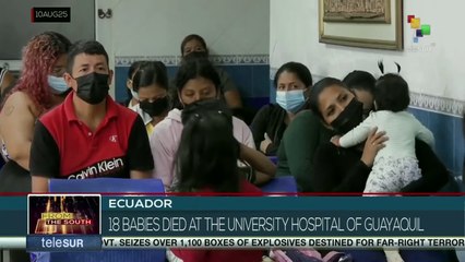 Ecuador | 18 babies died at the university hospital of Guayaquil