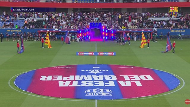 Presentación completa FC barcelona - Trofeo Gamper