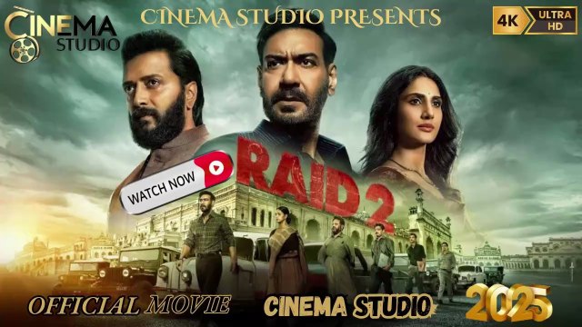 RAID 2 (2025) | Full Movie | Ajay Devgn | Riteish Deshmukh | Hindi Crime Thriller | Urdu/Hindi Dubbed | Exclusive on Cinema Studio! | #cinemastudio #Raid2 #AjayDevgn #CinemaStudio #CrimeThriller #UrduDubbed #RiteishDeshmukh #NetflixIndia #BlackMoney