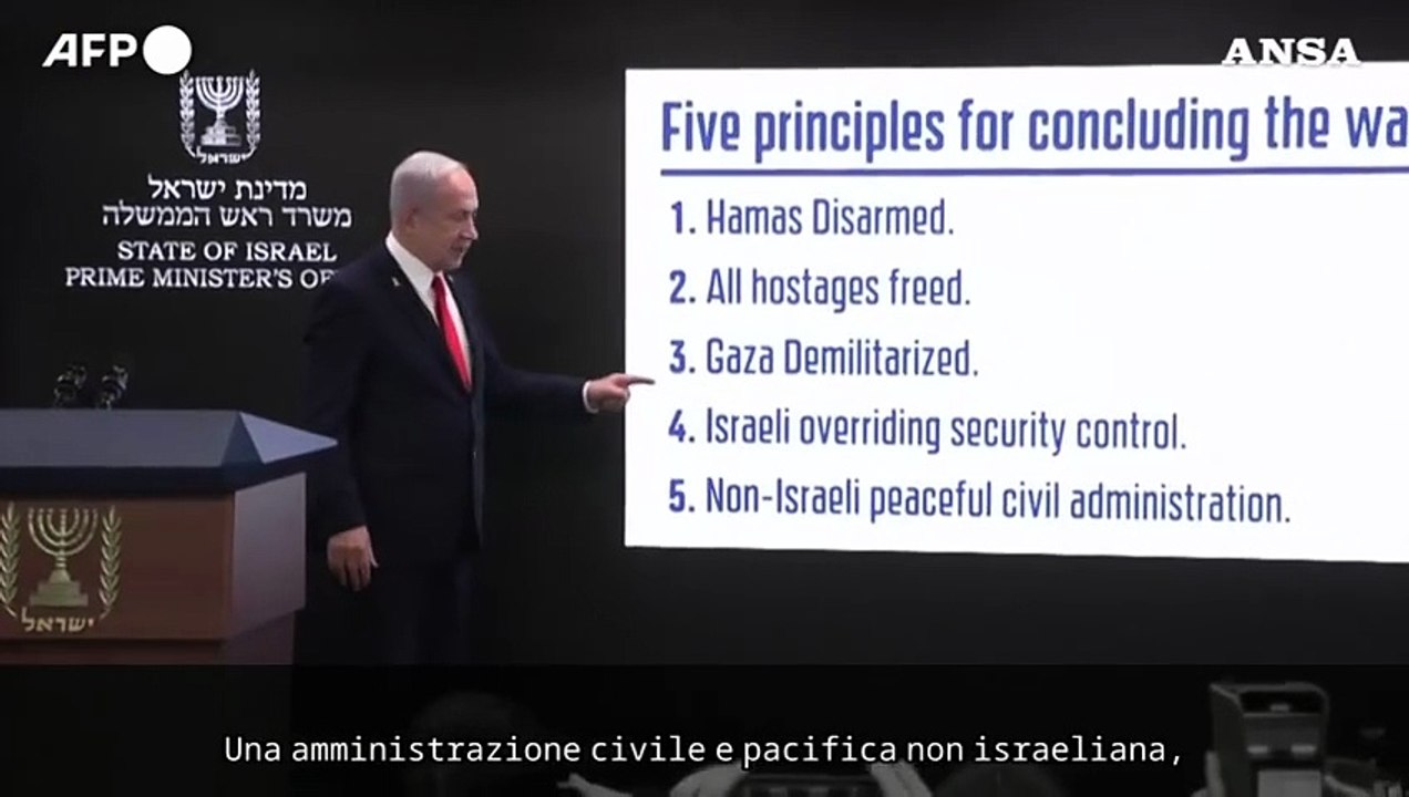 Netanyahu: "Non vogliamo occupare Gaza, vinceremo la guerra con o senza sostegno"