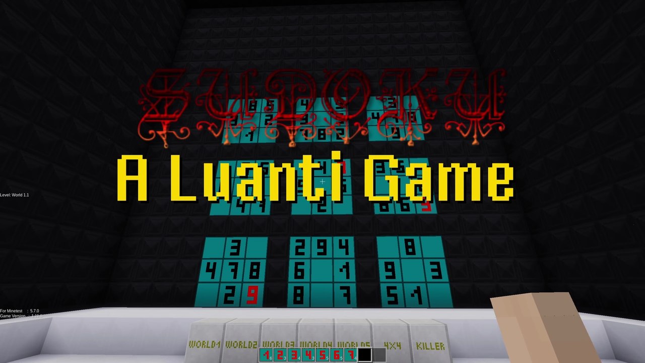 Sudoku: A Luanti Game