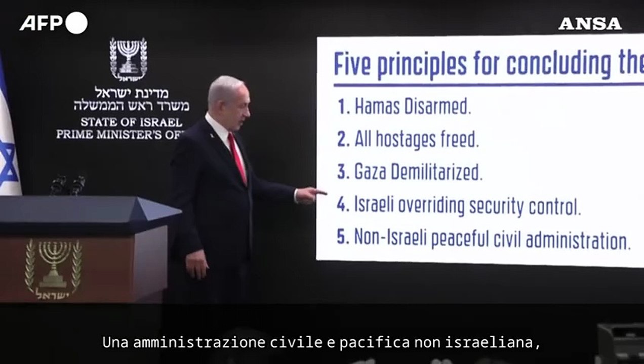 Netanyahu: "Non vogliamo occupare Gaza, vinceremo la guerra con o senza sostegno"