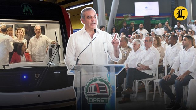 Gobierno pone en marcha trenes de seis vagones para el Metro de Santo Domingo