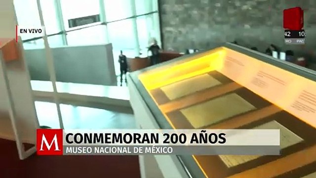 Conmemoran 200 años del Museo Nacional de Antropología en CdMx