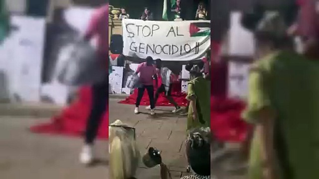 Sassari, in piazza d'Italia la grande manifestazione per dire "stop" al genocidio del popolo palestinese