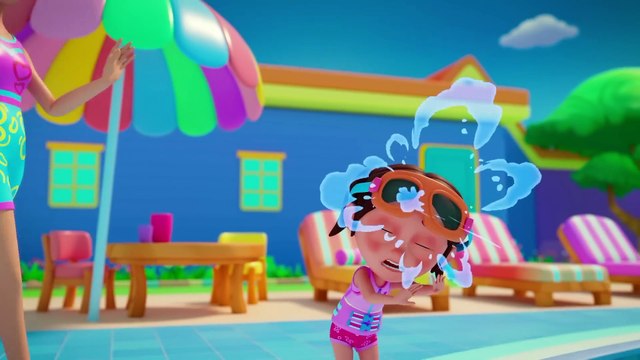 Pool Safety Rules बच्चों के लिए + Summer Cartoons | Kids Songs & Learning Videos