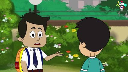 स्कूल का होमवर्क | घर का पाठ | Moral Values For Kids | नैतिक कहानी | PunToon Kids - Hindi