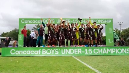 Selección Mexicana sub 15 humilla a Estados Unidos y termina Campeón de CONCACAF