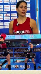 Mexicana Laura Burgos gana medalla de oro en Muaythai