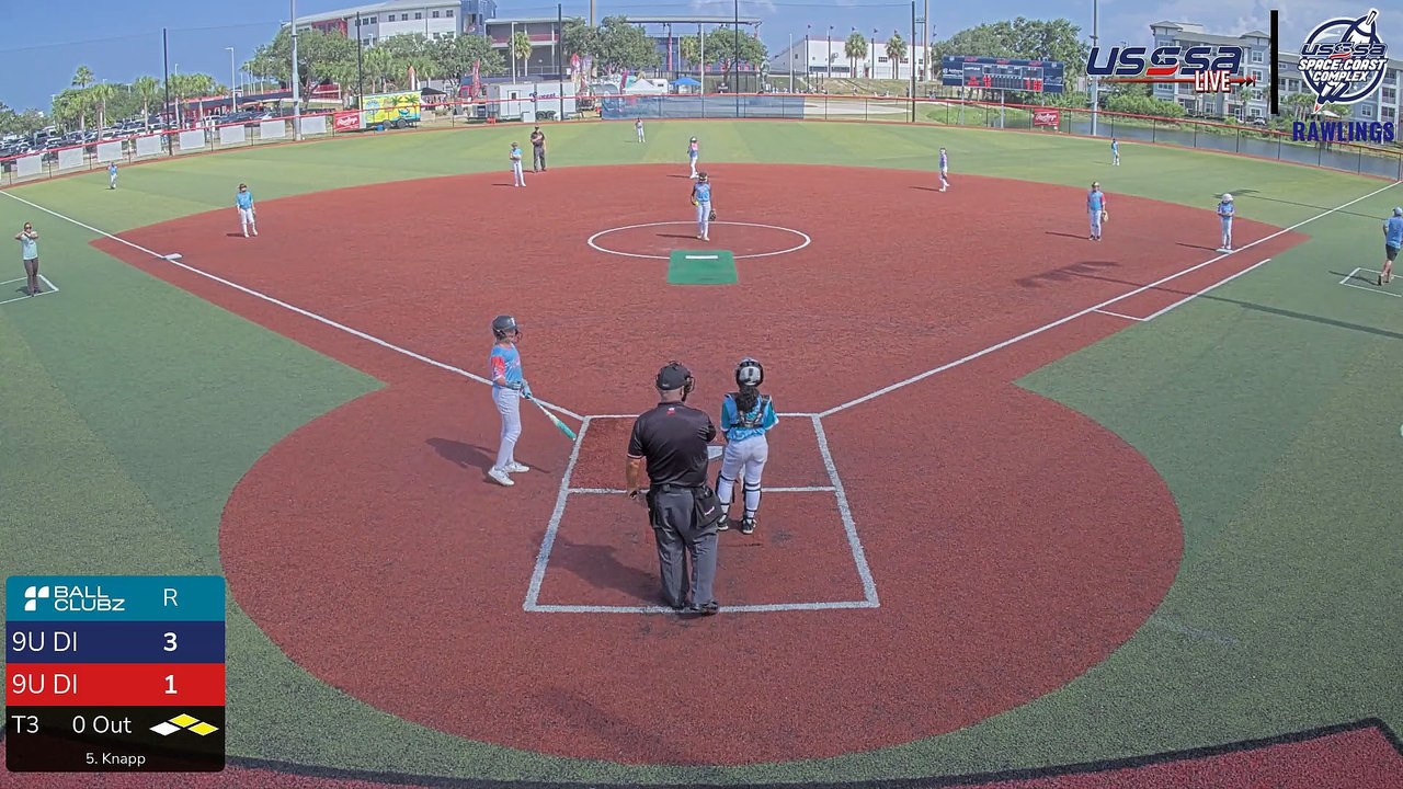 9U DI GREEN VS 9U DI TEAL - Thu, Jul 31, 2025 3:42 PM to Thu, 5:14 PM