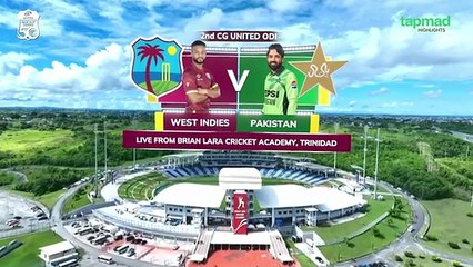 West Indies v Pakistan  2nd ODI  Full Match Highlights