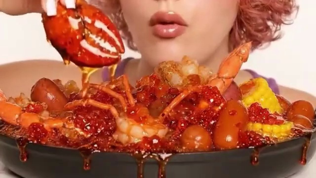 Ultimate Satisfying and Relaxing AI ASMR The Most Delicious Food 🍔 (Lava, Crystal) | AI Compilation