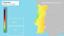 Terça-feira poderá ser o dia mais quente da semana, em Portugal continental, segundo o ECMWF