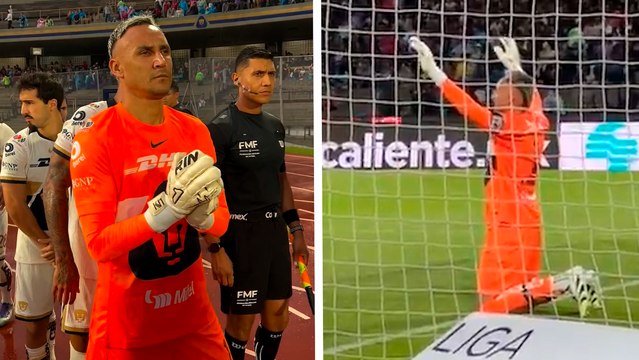 Keylor Navas es recibido por afición de Pumas en CU entre goyas y ovaciones