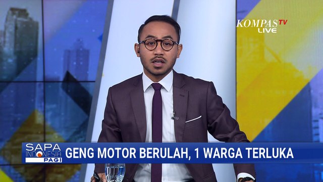 Detik-Detik Geng Motor Bersenjata Tajam Serang Permukiman Warga di Pulogadung | SAPA PAGI