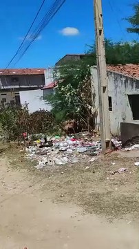 Morador cobra melhorias na Rua Fabiana dos Santos Farias, no Bairro Monte Castelo, em Patos