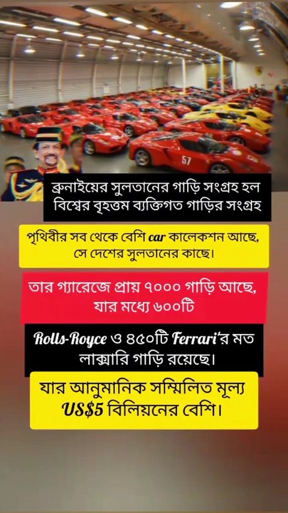 বিশ্বের বৃহত্তম ব্যক্তিগত গাড়ি সংগ্রহের মালিক Learning Time BD