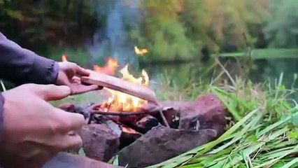 The Ultimate Steak! - Stone-Fried in the Forest