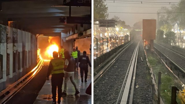 Metro CDMX: reportan incendio y explosión en estación San Antonio Abad de la Línea 2