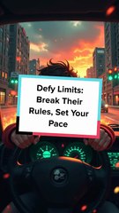 Defy Limits, Break Their Rules & Set Your Own Pace