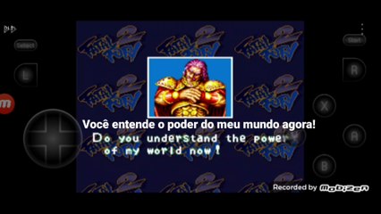 Fatal Fury 2 Terry Bogard vs Wolfgang Krauser fala de vitória do Wolfgang Krauser em português