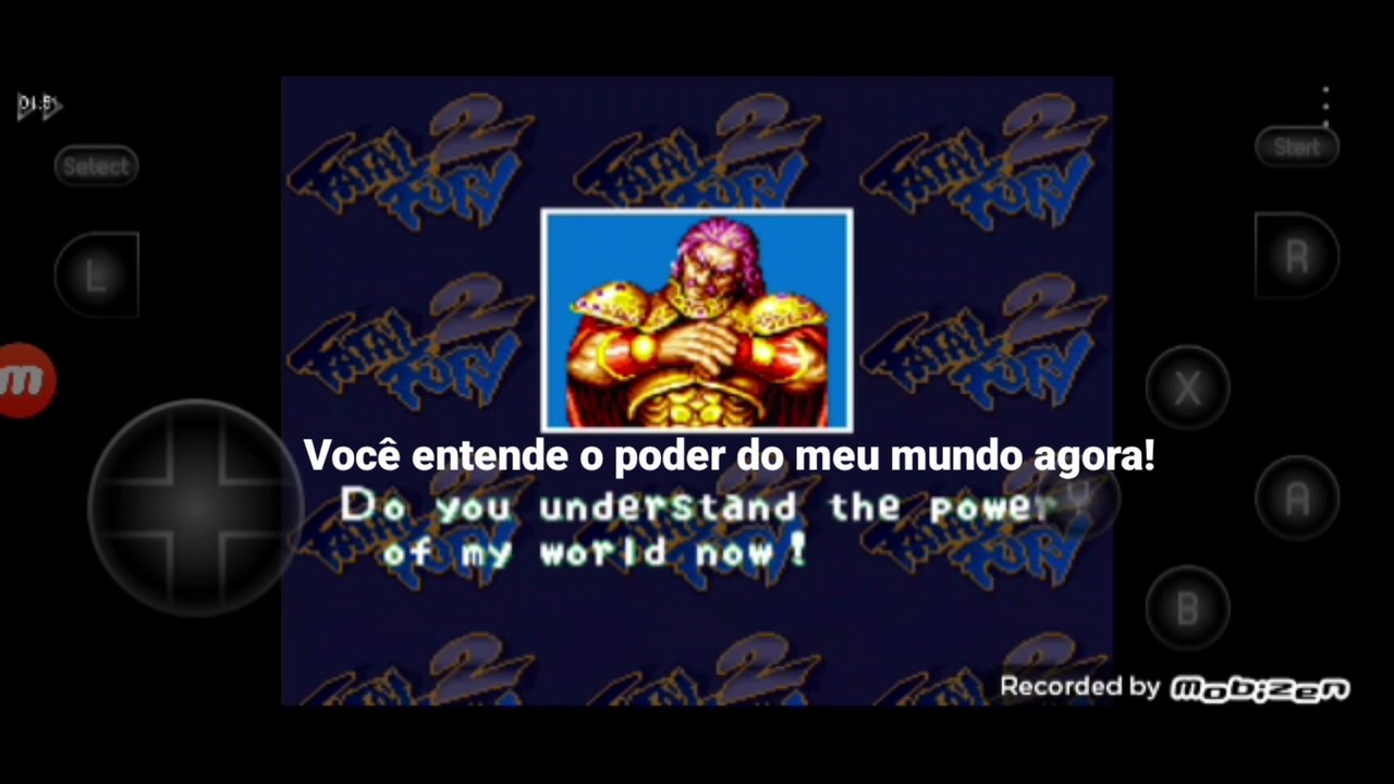 Fatal Fury 2 Terry Bogard vs Wolfgang Krauser fala de vitória do Wolfgang Krauser em português