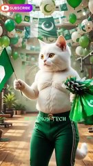 🏋️‍♀️ Cute Cat Gym Decorating for Independence Day 💚 | Funny Animal Moments 2025