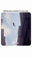 From skyline to swingline in 0.3 seconds 🕸️  #GlamSham #Hollywood #SpiderMan #MarvelCinematics  [ GlamSham, Hollywood, SpiderMan, Marvel Cinematics ]