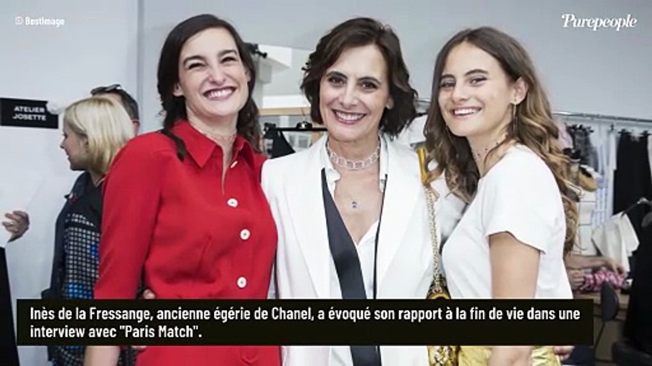 "Mes filles n'ont plus besoin de moi" : Inès de la Fressange évoque sa fin de vie et les proches qui l'entourent