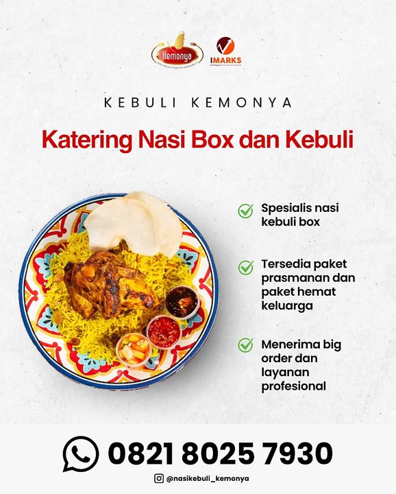 Hub. 0821 8025 7930, CATERING NASI BOX DAN NASI KEBULI TERBAIK PALEMBANG