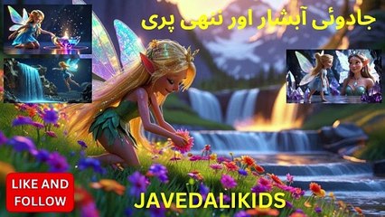 The Enchanted Waterfall and the Little Fairy