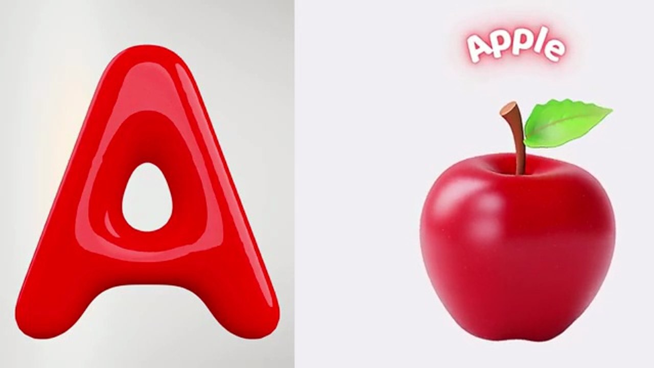 🎵 A to Z ABC Phonics Song for Kids | Colorful Alphabet Learning with Fun Words & Sounds 🐶🍎🚗