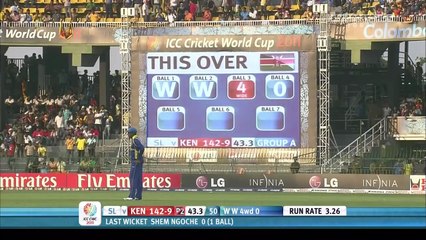 2011 CWC | Sri Lanka vs Kenya, 14th Match, Group A at Colombo