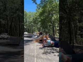 Man Falls Face First While Attempting Skateboarding Trick