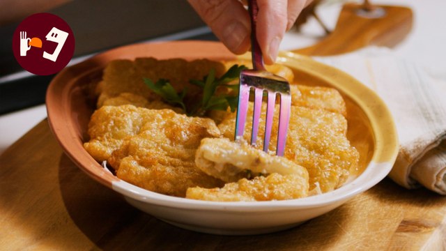 Pencas de ACELGAS rellenas de QUESO AZUL y NUECES CARAMELIZAS, un plato con efecto WoW