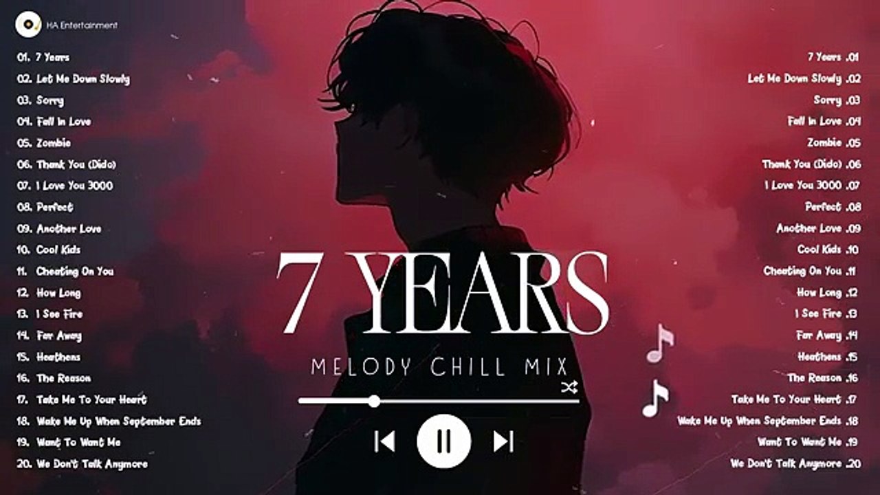 7 Years, Let Me Down Slowly | Sad songs playlist 2025, English songs chill vibes music playlist