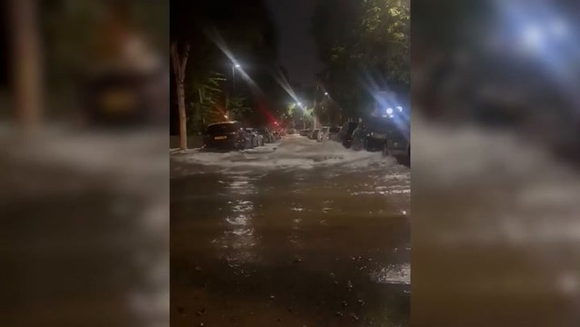 Burst water main floods Islington streets as dozens evacuated from their homes