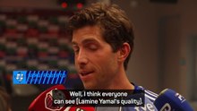 'Yamal's evolution is incredible' - Sergi Roberto