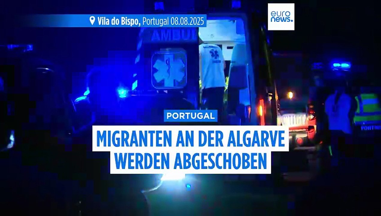 Portugal schiebt 38 migranten ab, die mit dem boot an die algarve kamen