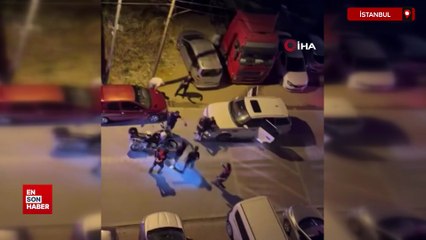 Esenyurt’ta polisin 'dur' ihtarına uymayan şahıslar polise saldırdı