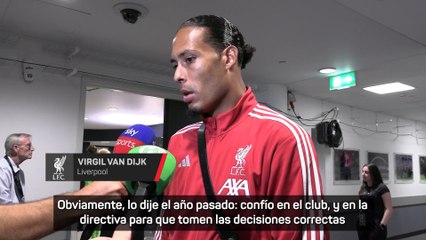 Virgil Van Disk sobre el mercado del Lverpool: "Han hecho un buen trabajo"