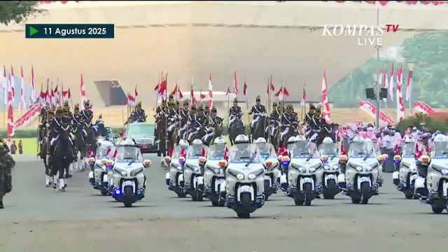 Dikawal Pasukan Kuda! Presiden Peru Dina Boluarte Bertemu Prabowo di Istana Merdeka